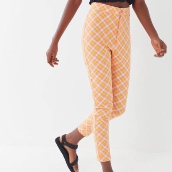 Urban Outfitters Plaid High Waisted Pants - Picture 1 of 7